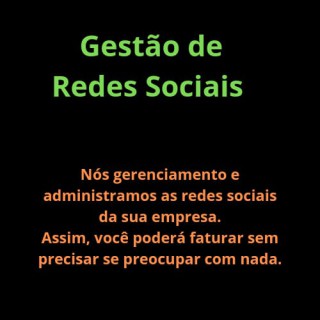 Gestão de Redes Sociais  (Social mídia)